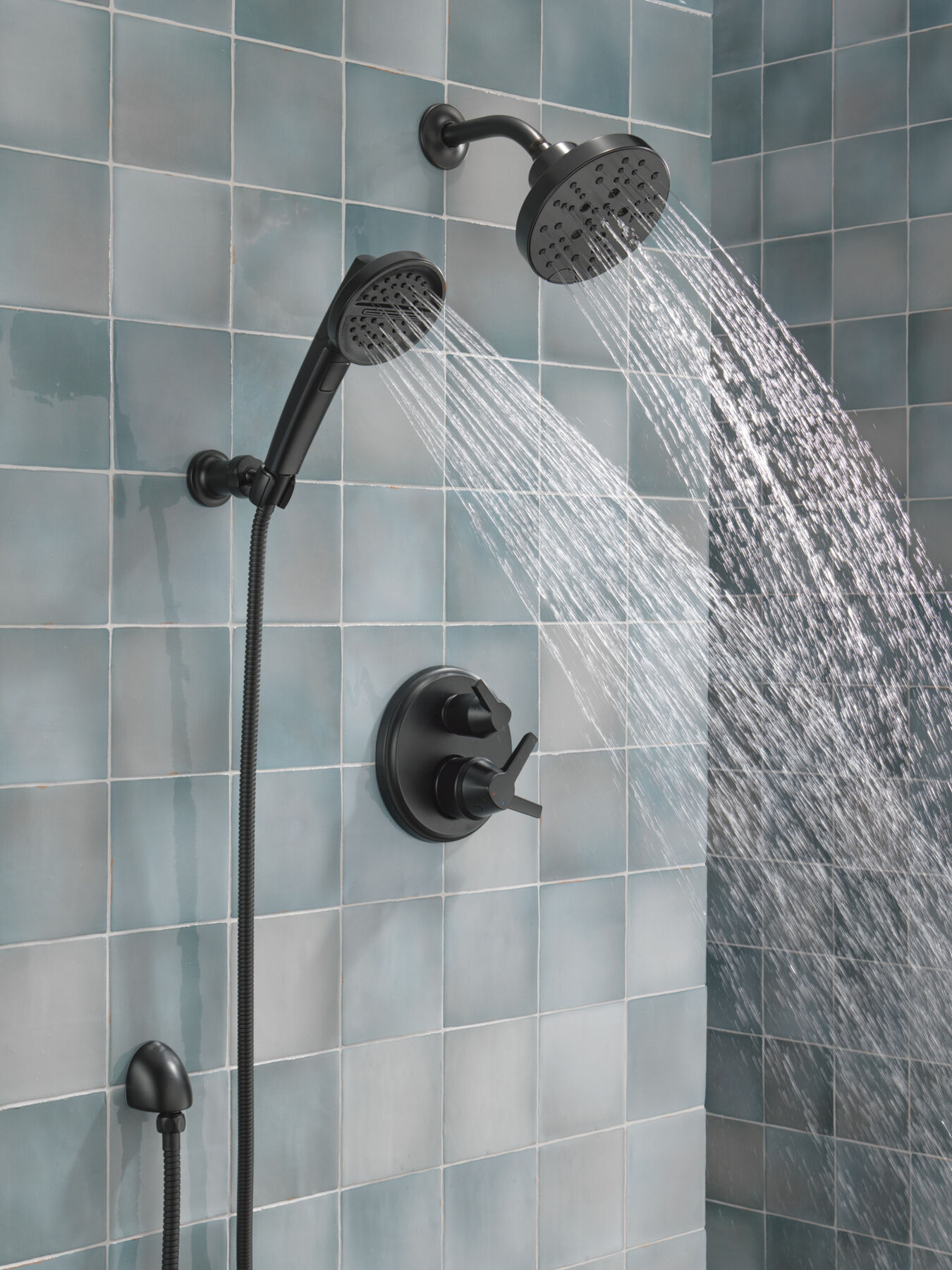 Regadera tipo lluvia H<sub>2</sub>Okinetic® contemporánea de 5 funciones, imagen 30