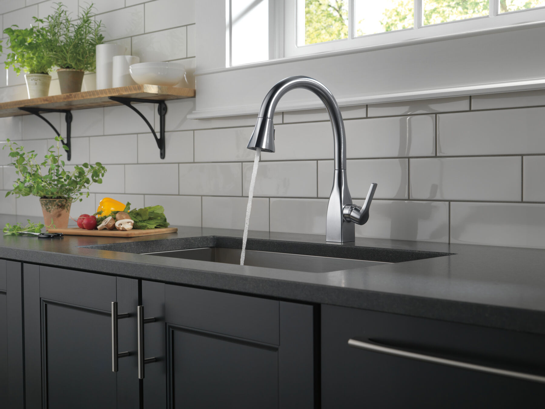 Llave para cocina monomando extensible con tecnología ShieldSpray® (producto recertificado), imagen 7