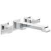 Accesorio para llave para baño de dos manijas de montaje en pared