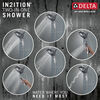 Ducha dos en uno H2Okinetic® In2ition® de 5 funciones