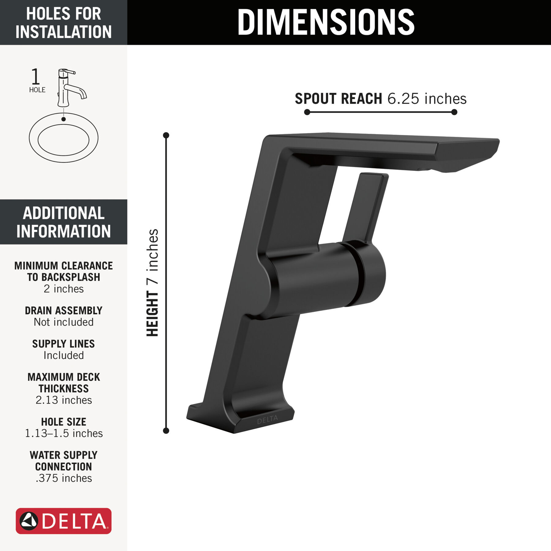 Llave para baño monomando tipo vasija de altura media, imagen 2