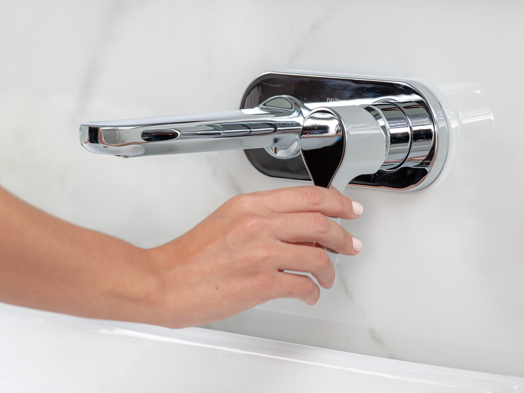 Single Handle Wall-Mount Lavatory Faucet, image 3