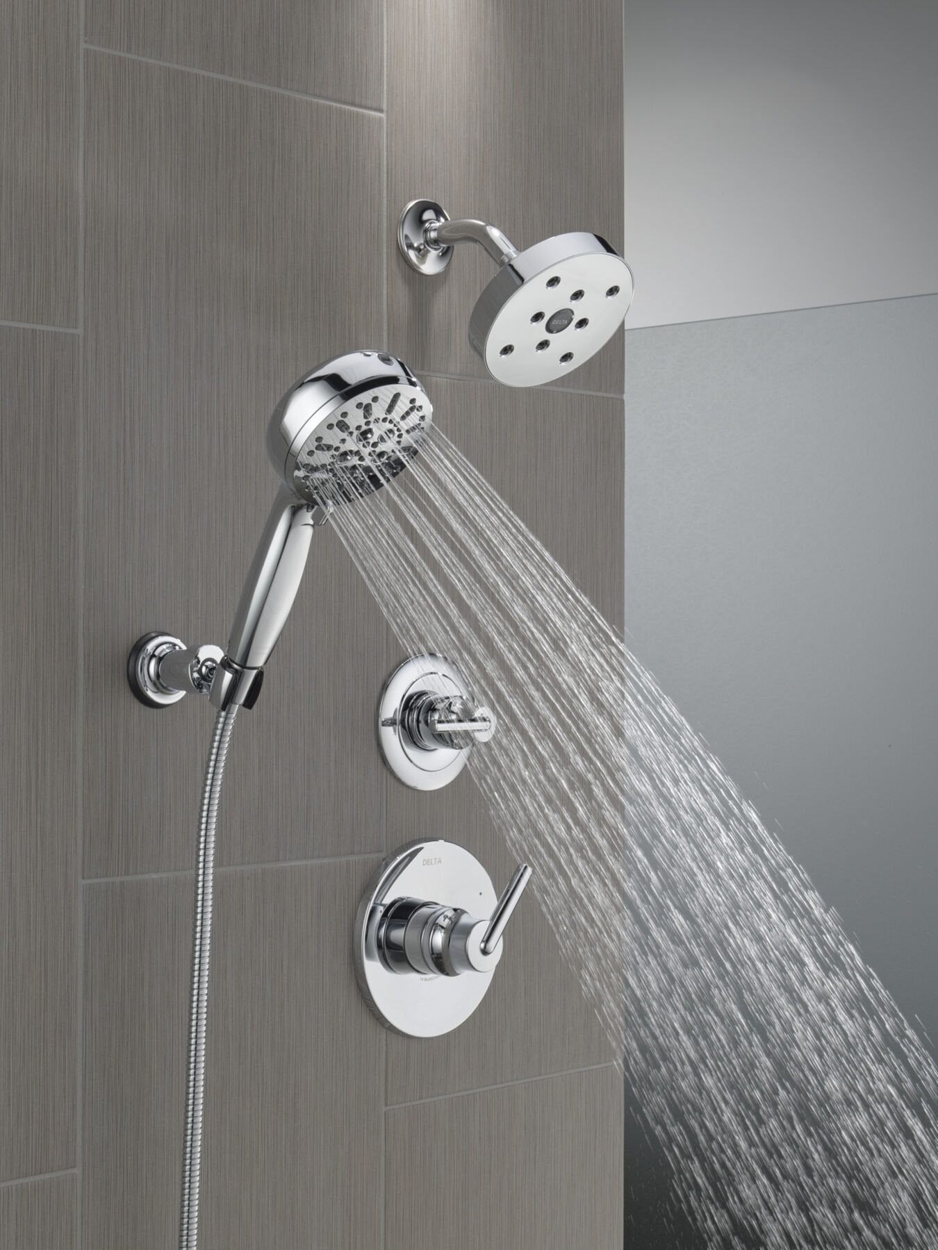 7-Setting Wall Mount Hand Shower with Cleaning Spray, image 16
