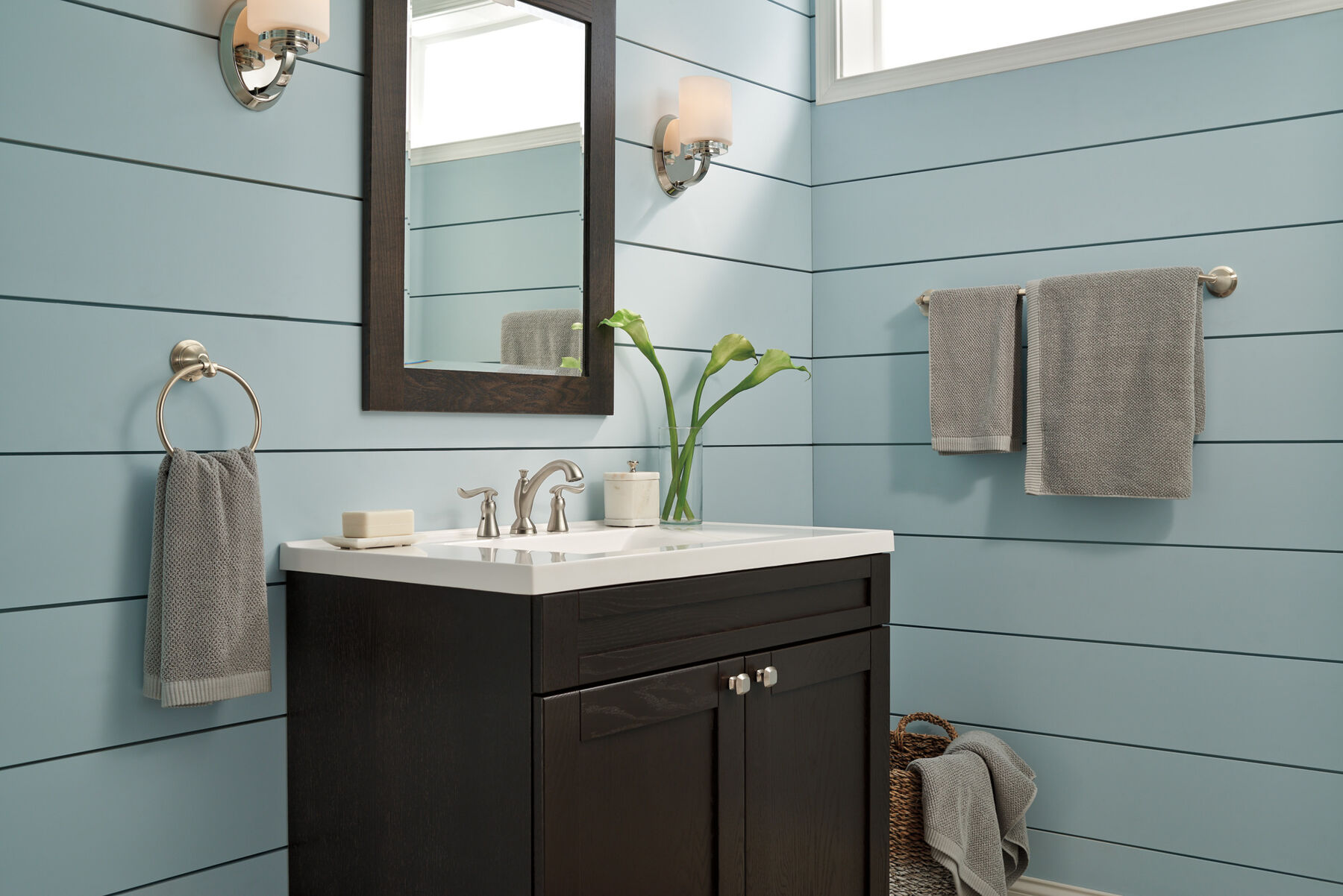 Llave para baño de extensión con dos manijas, imagen 1