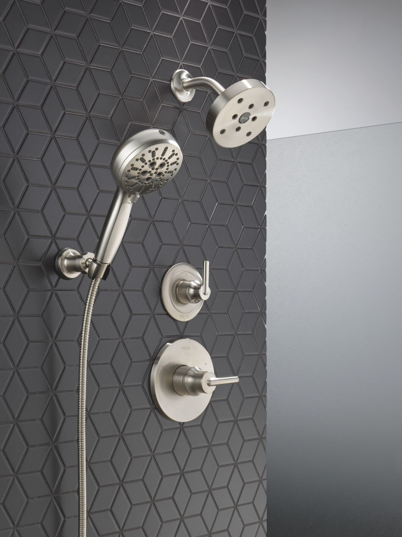 7-Setting Wall Mount Hand Shower with Cleaning Spray, image 14