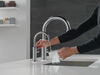 Llave de agua fría purificada con agua caliente instantánea redonda estilo contemporáneo (producto recertificado)
