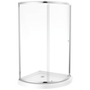 38x38 Corner Shower Base with Door Bundle - Framed Round