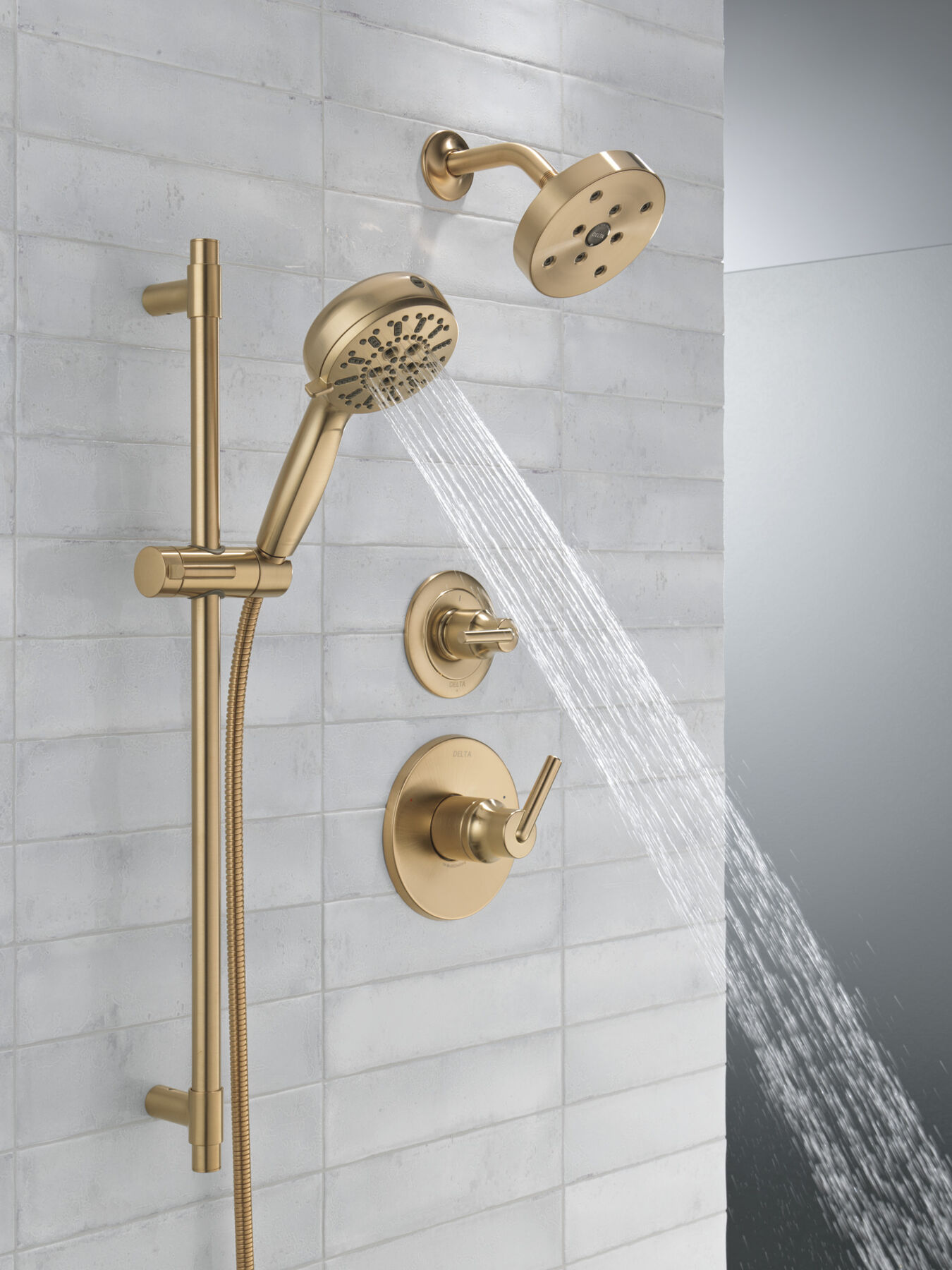 7-Setting Slide Bar Hand Shower with Cleaning Spray, image 10