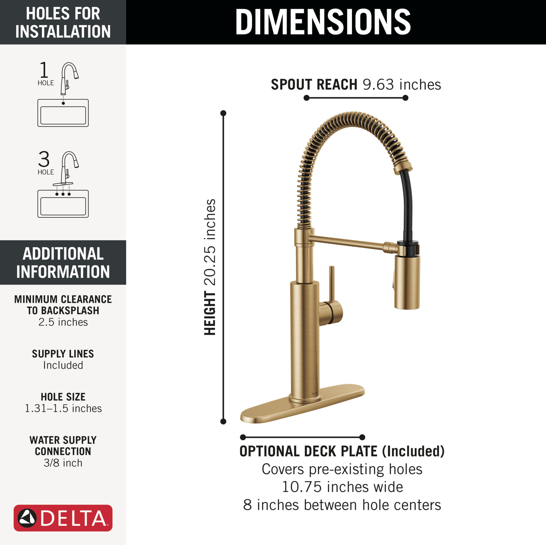 Single-Handle Pull-Down Spring Kitchen Faucet, image 3