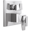 Accesorios para válvula Monitor serie 17T con dos manijas y desviador de 3 funciones