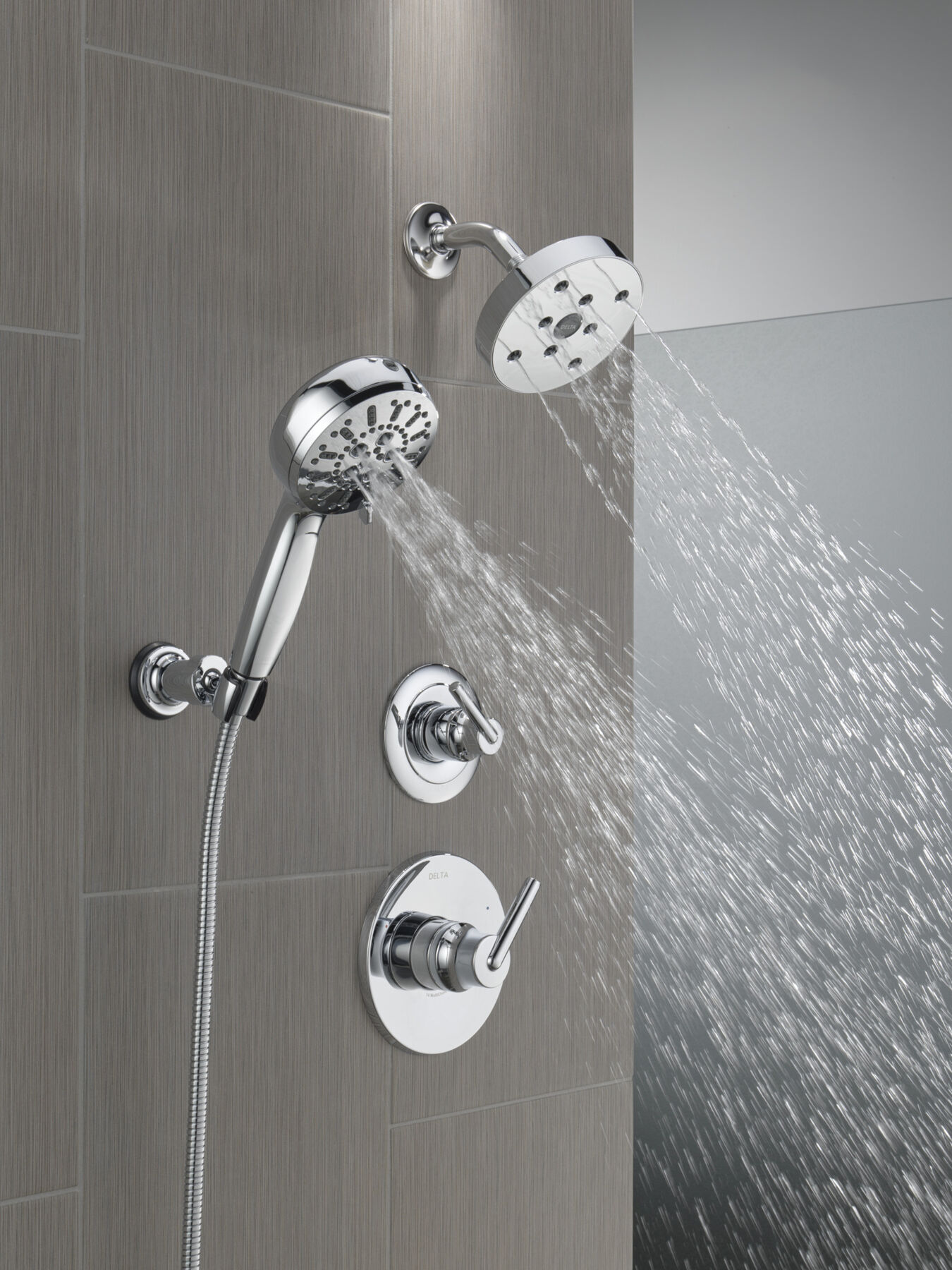 7-Setting Wall Mount Hand Shower with Cleaning Spray, image 14