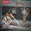 Touch<sub>2</sub>O® Technology Kitchen Faucet with Touchless Technology
