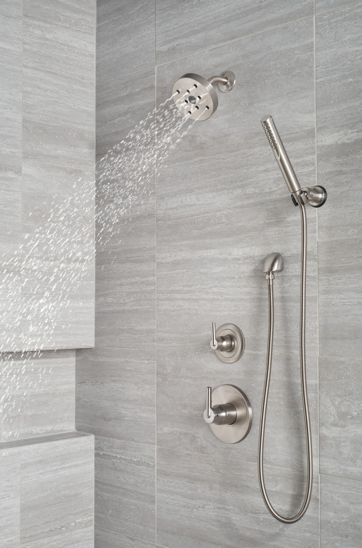 Ducha manual premium para montaje en pared ajustable de una sola función, imagen 25