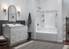 60x32 Alcove Bathtub Bundle with Trim and Waste Assembly - Left Drain
