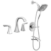 Widespread Lavatory Faucet with 14 Series Tub Shower Trim Bundle