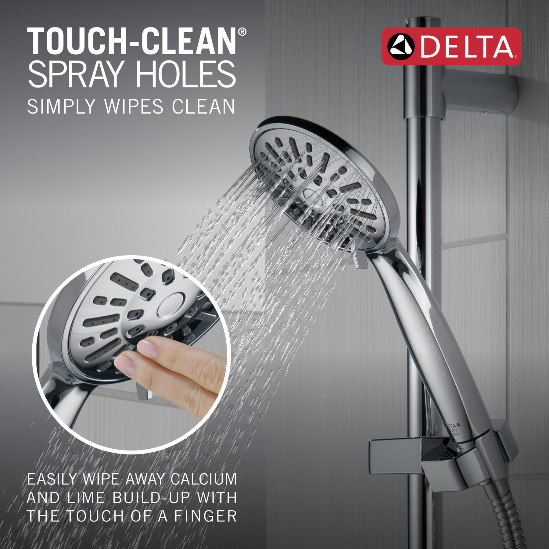 Ducha manual de 1.75 GPM con barra deslizante 4S, imagen 3