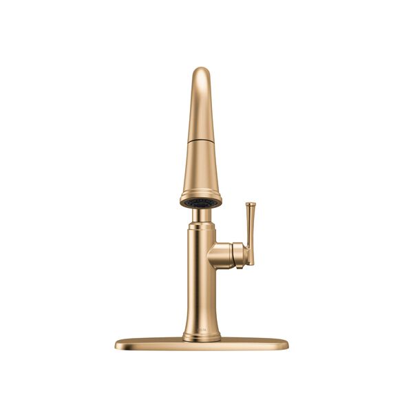 Llave de una manija con tubo de salida deslizable para cocina