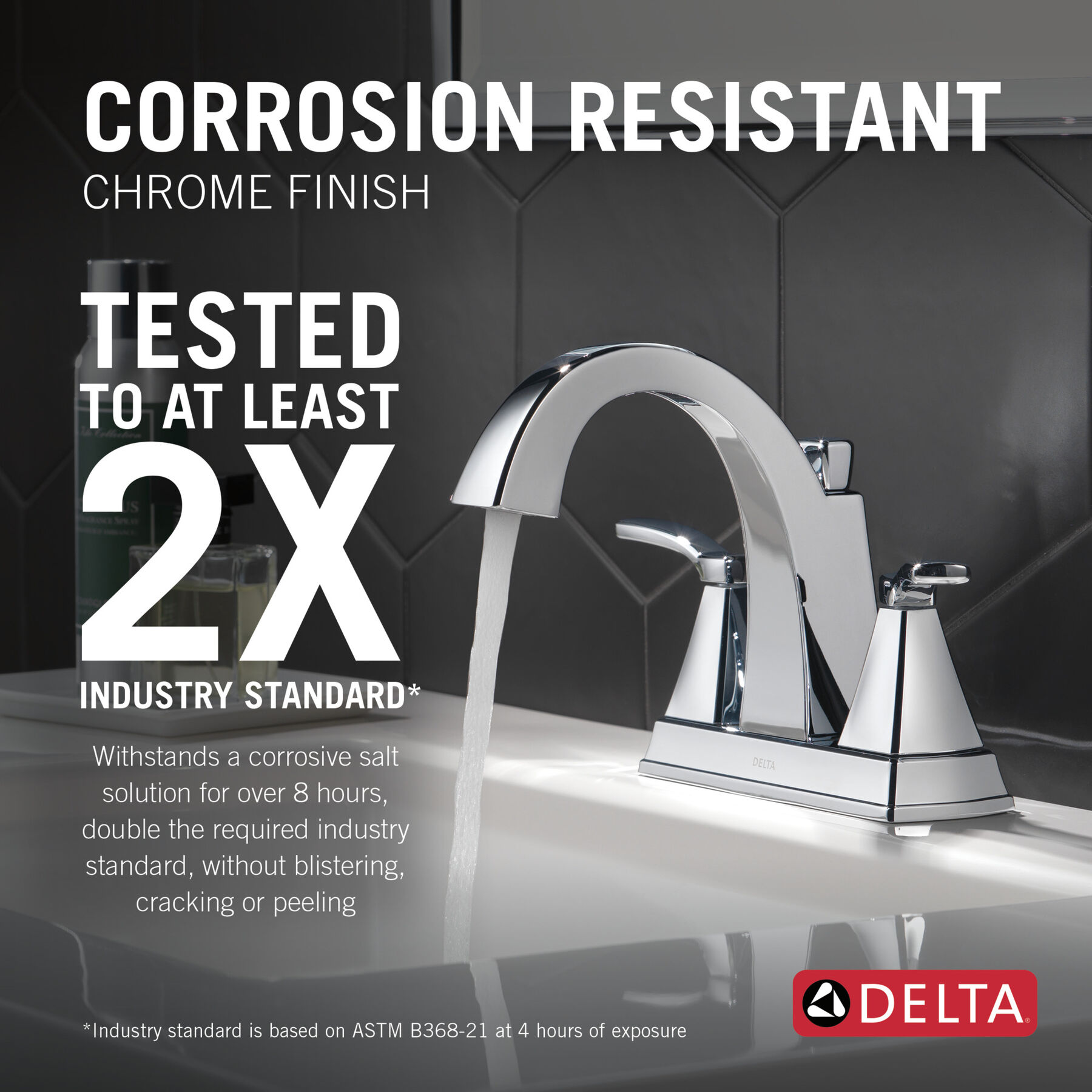 Llave para baño de combinación con dos manijas, imagen 2