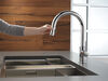 Llave para cocina monomando extensible con giro limitado
