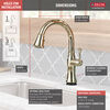 Llave para cocina monomando extensible con tecnologías Touch<sub>2</sub>O® y ShieldSpray®