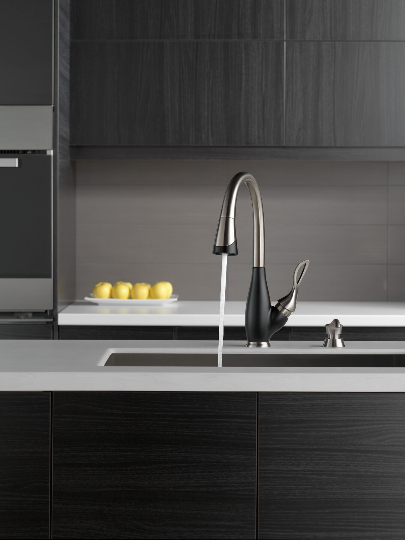 Llave para cocina monomando extensible con dispensador de jabón, imagen 13