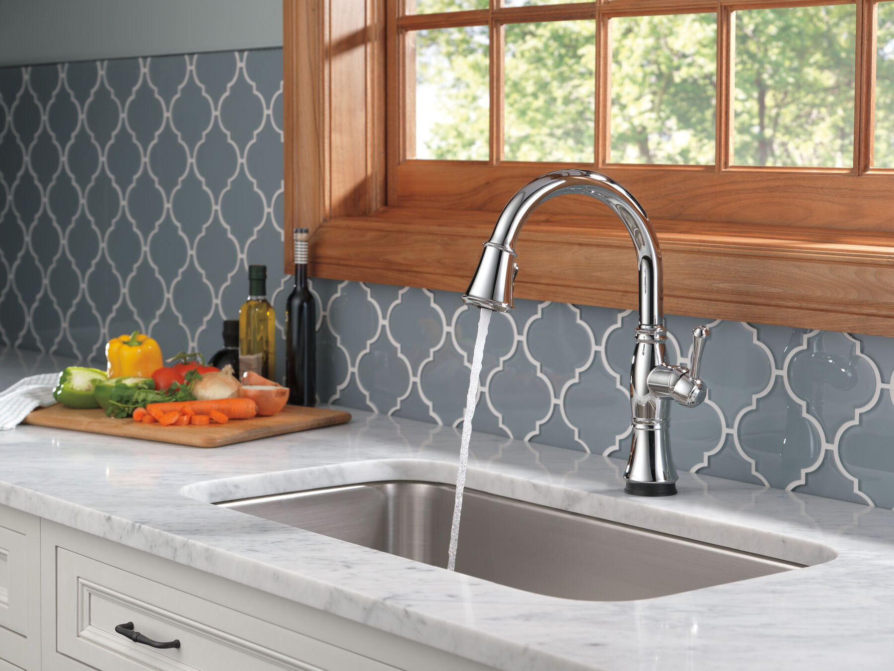 Llave para cocina monomando extensible con tecnologías Touch<sub>2</sub>O® y ShieldSpray®, imagen 10