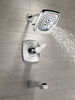 Terminaciones de ducha y bañera Monitor® serie 14 con H<sub>2</sub>Okinetic®