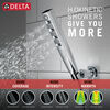 Ducha manual H2Okinetic de 1.75 GPM de montaje en pared 4S