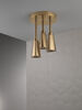 Regadera tipo lluvia colgante H<sub>2</sub>Okinetic® con luz de LED