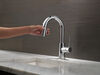 Llave para barra/encimera de cocina monomando extensible, giro limitado