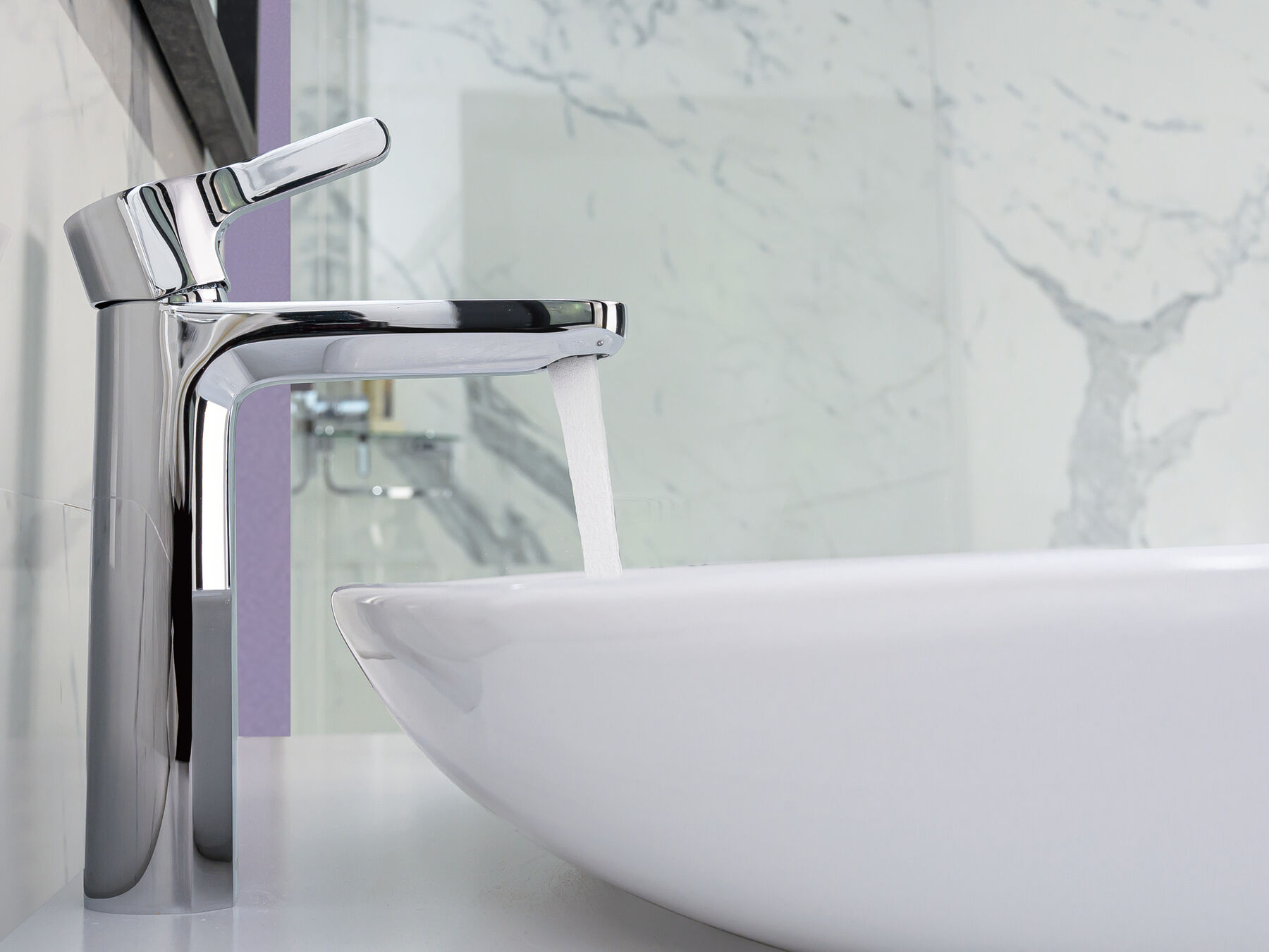 Single Handle Single-Hole Mid-Height Lavatory Faucet, image 4
