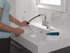 Llave para baño extensible de combinación de dos manijas