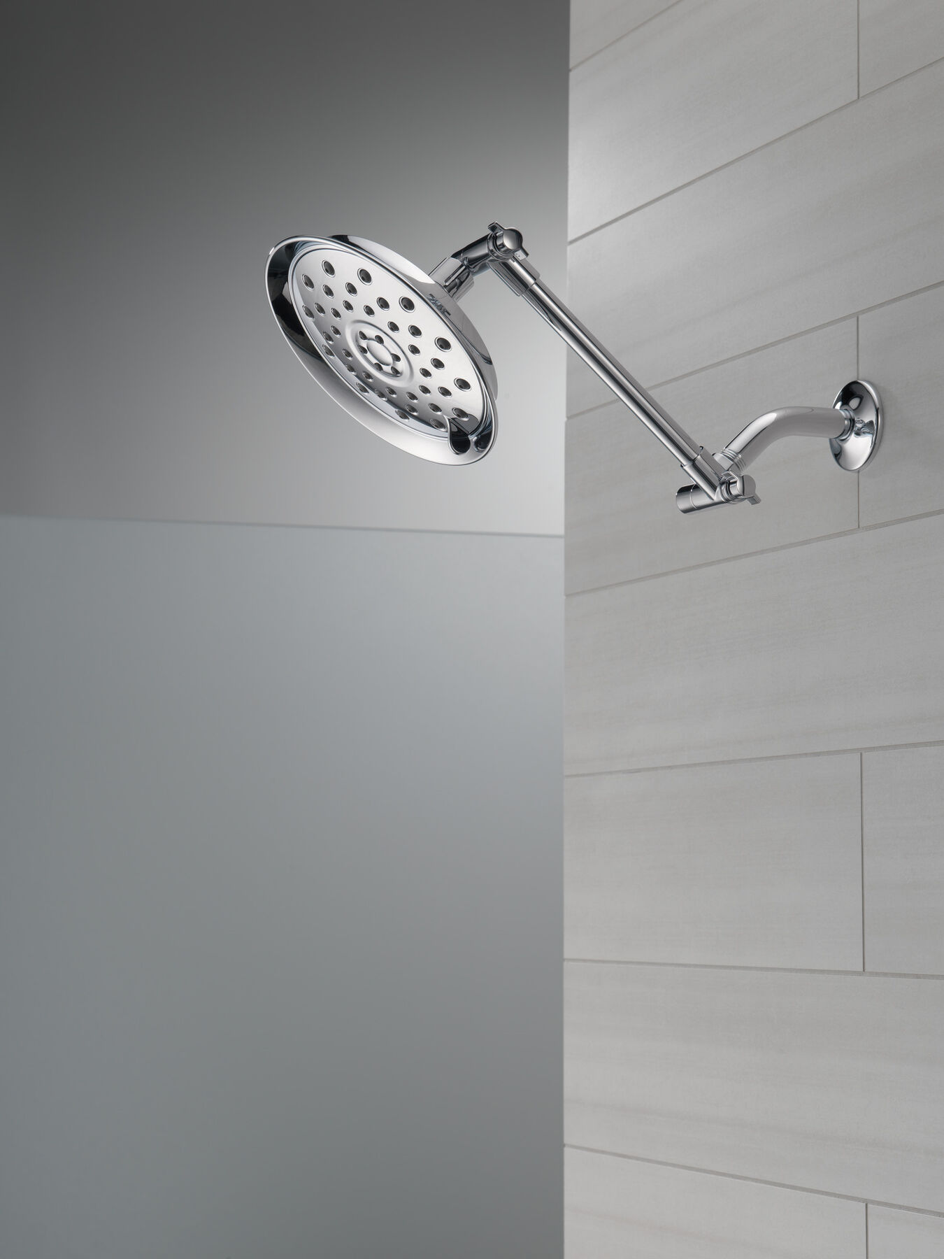 Regadera tipo campana con extensor de brazo ajustable, imagen 1