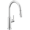 Llave de una manija con tubo de salida deslizable para cocina