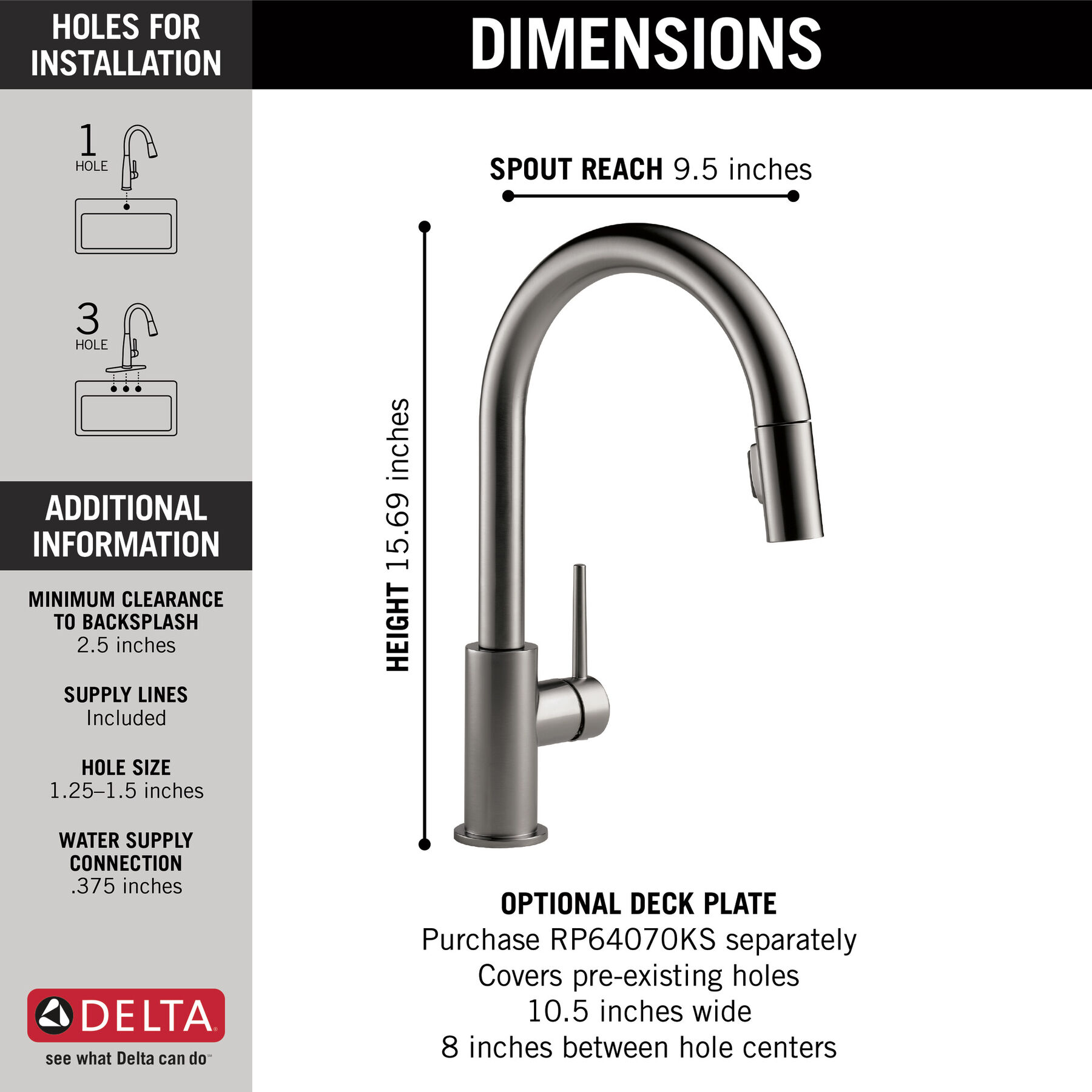Llave para cocina monomando extensible, imagen 1