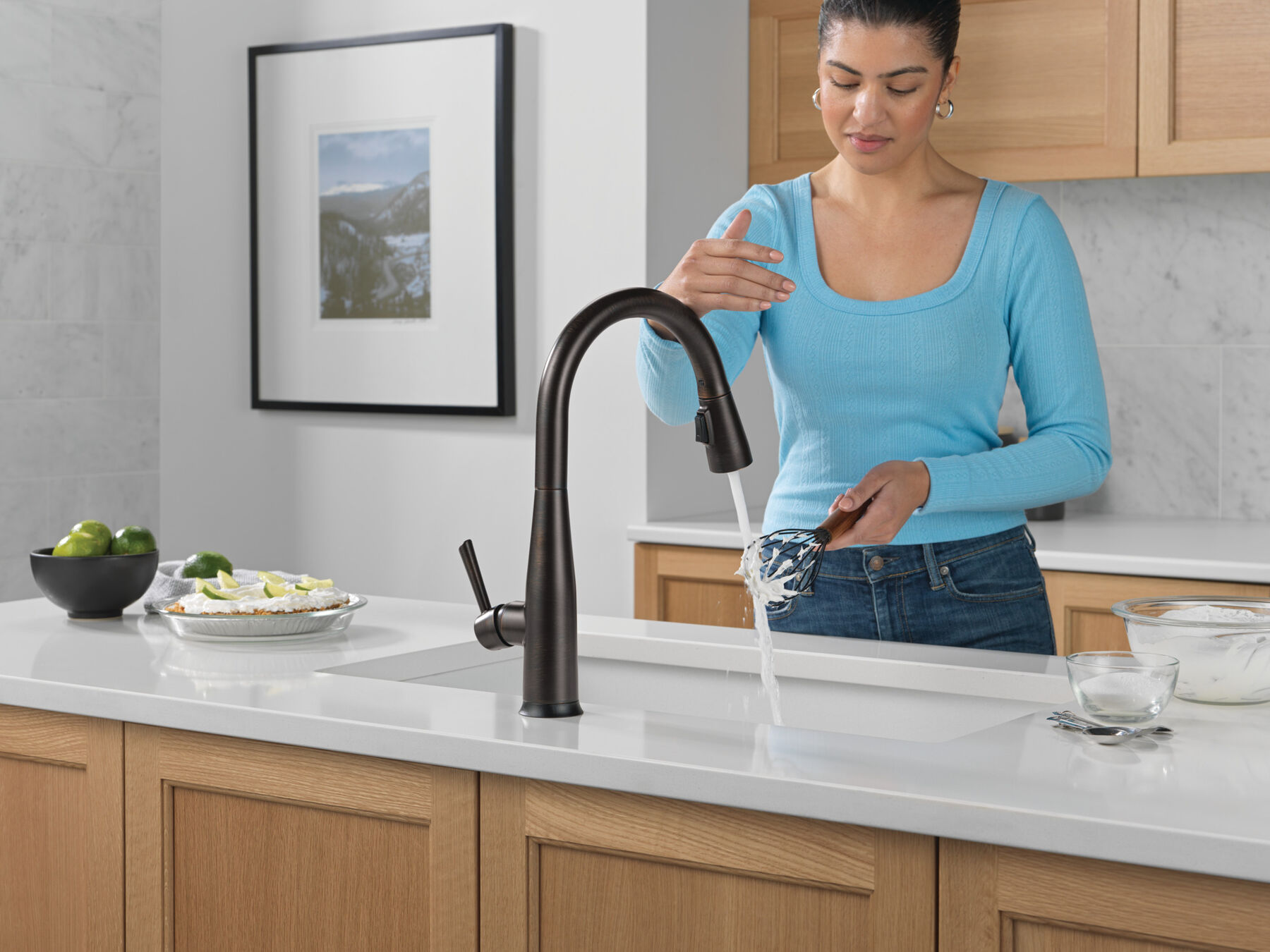 VoiceIQ® Single Handle Pull-Down Faucet with Touch<sub>2</sub>O® Technology, image 6