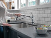 Llave para cocina extensible de una manija