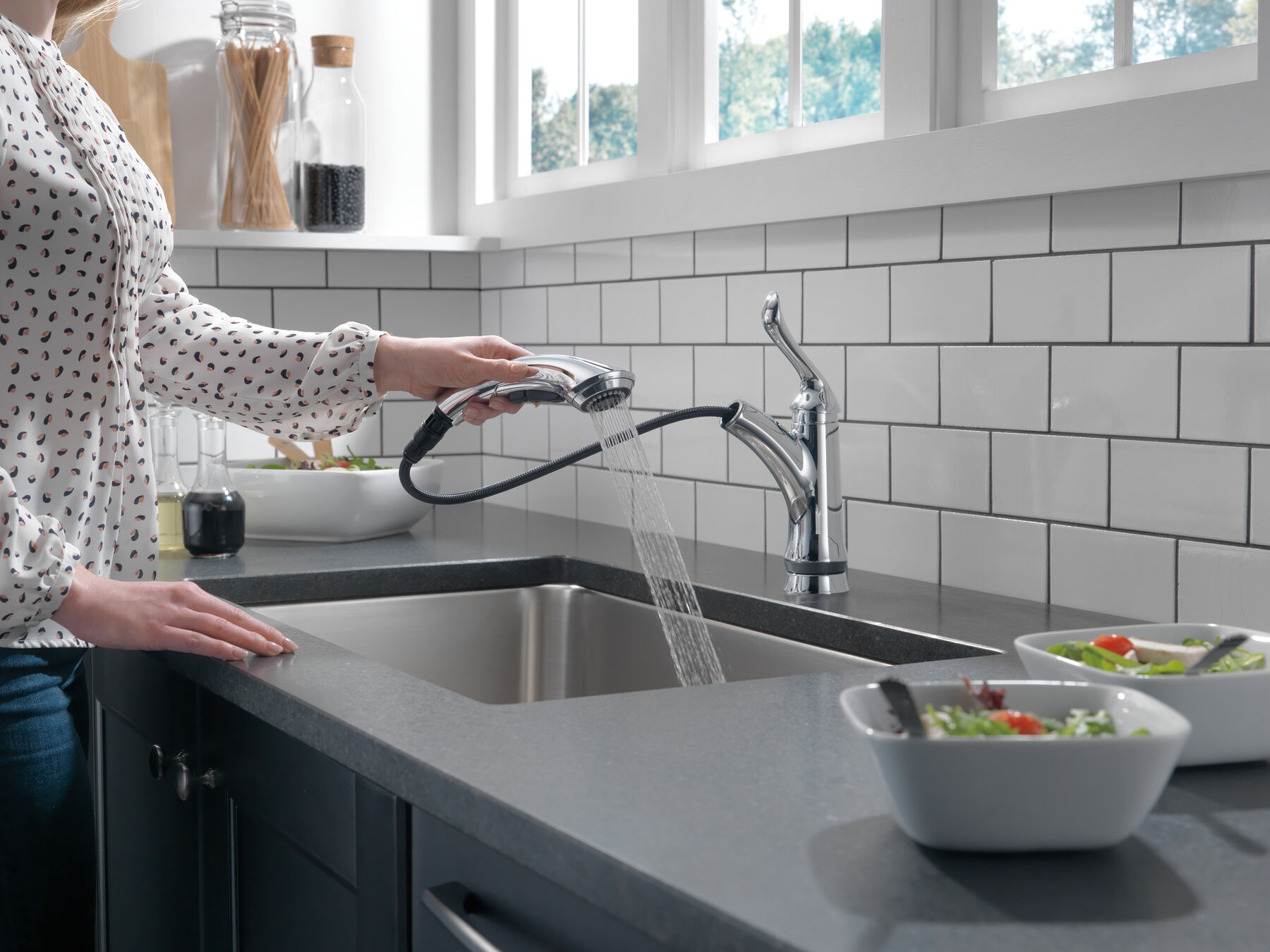 Llave para cocina monomando desplegable, imagen 2