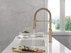Single Handle Pull-Down Spring Kitchen Faucet