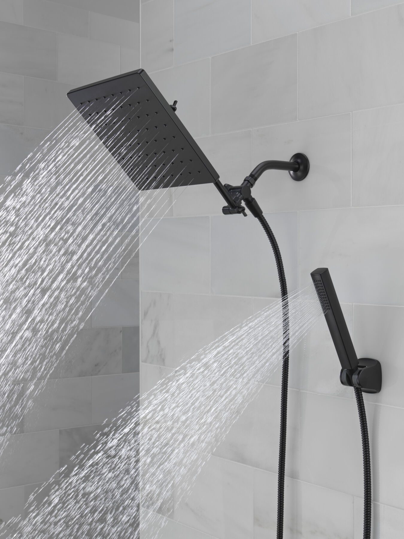 10 inch Raincan Shower Head & Hand Held Combo with Adjustable Extension Arm, image 13