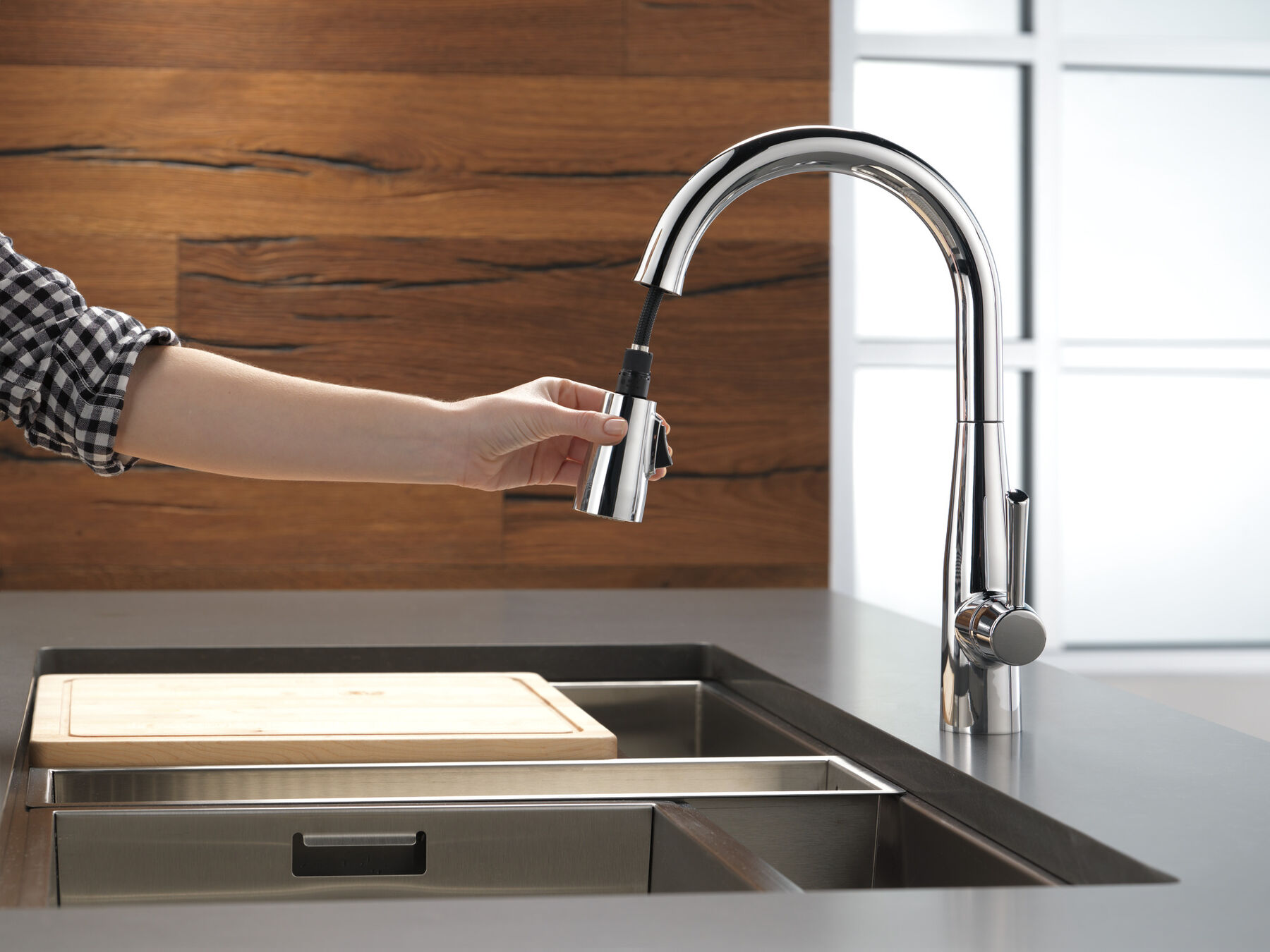 Llave para cocina monomando extensible, imagen 8