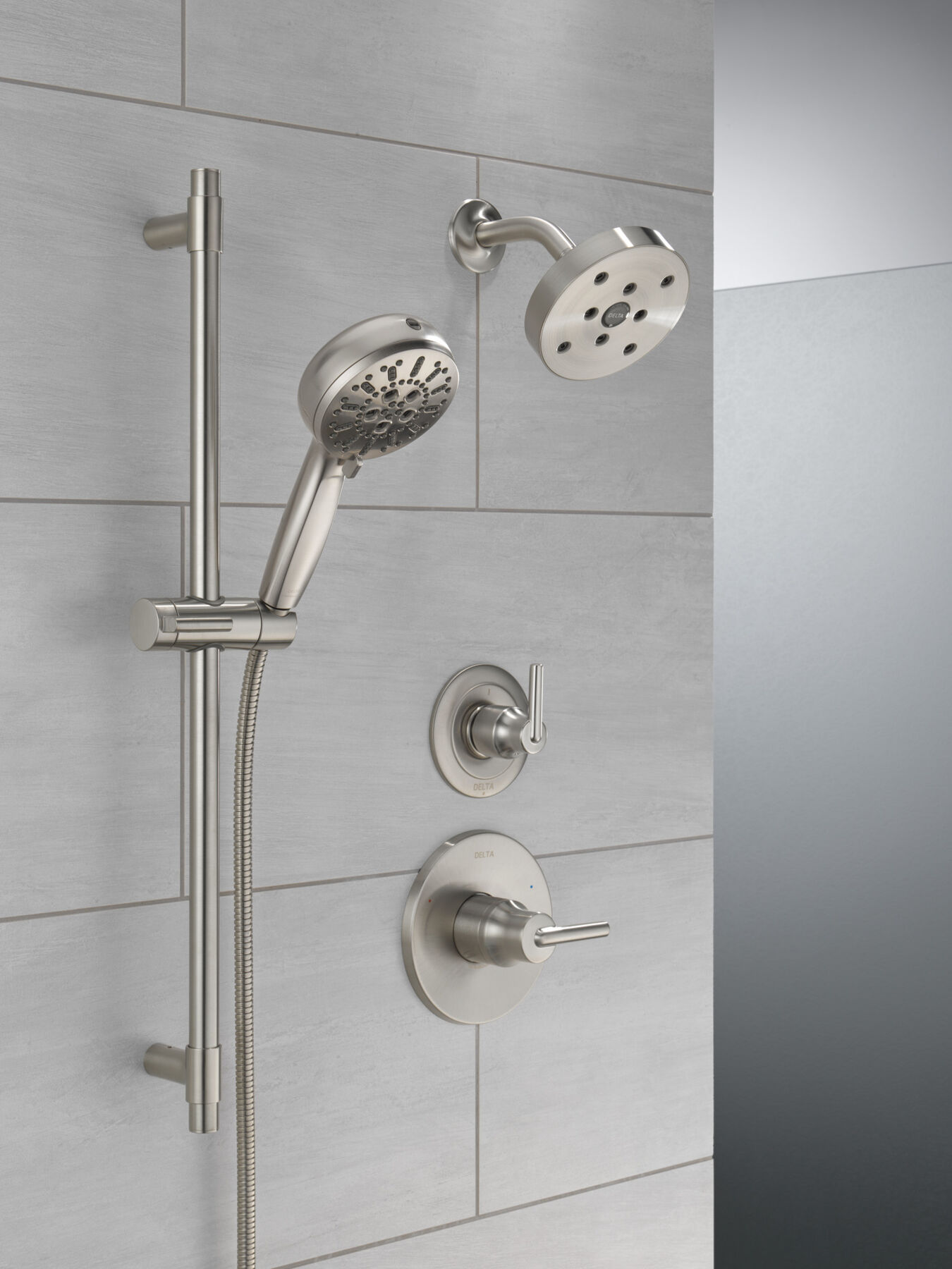 7-Setting Slide Bar Hand Shower with Cleaning Spray, image 15