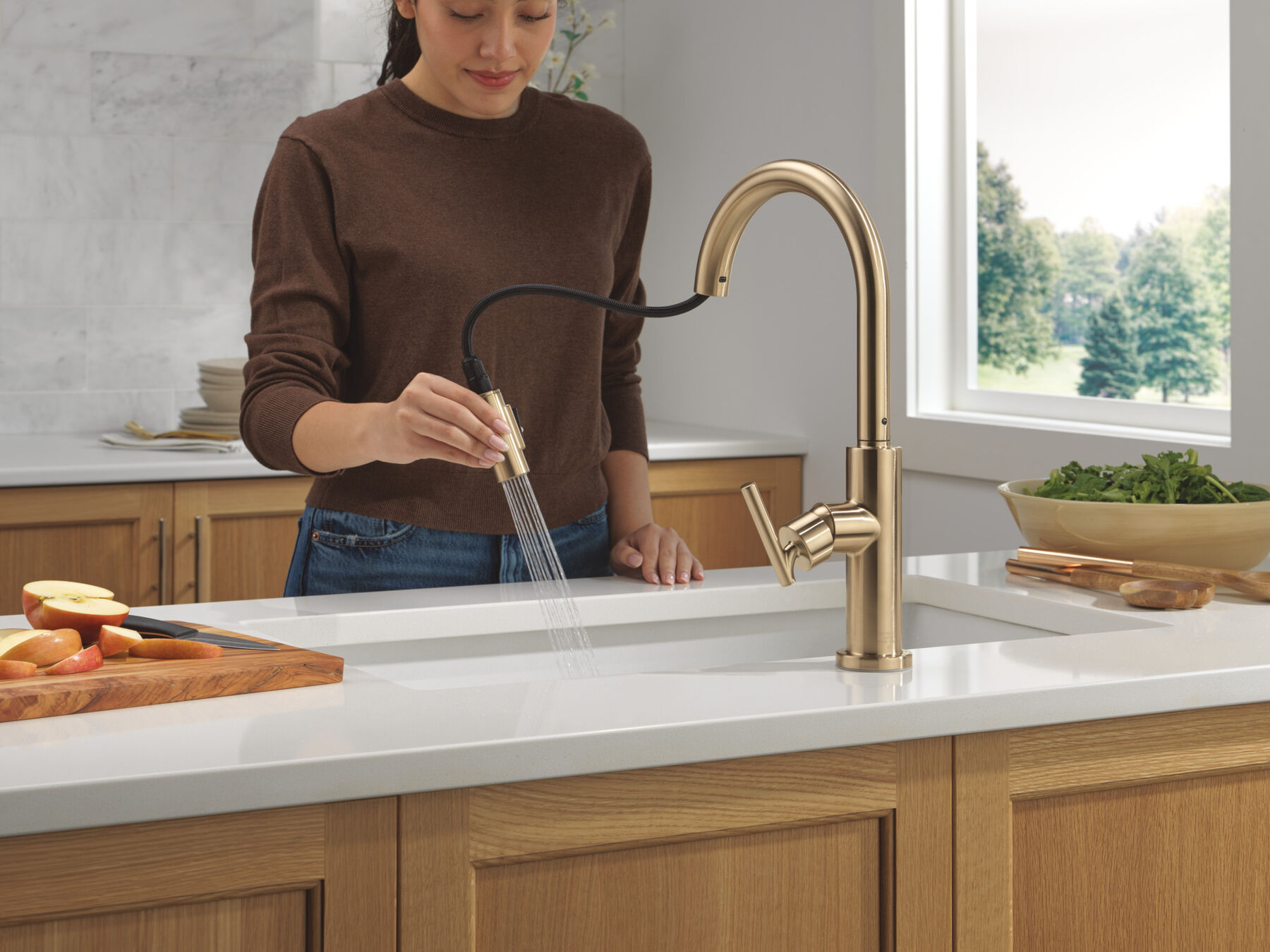 Llave para cocina monomando extensible, imagen 7