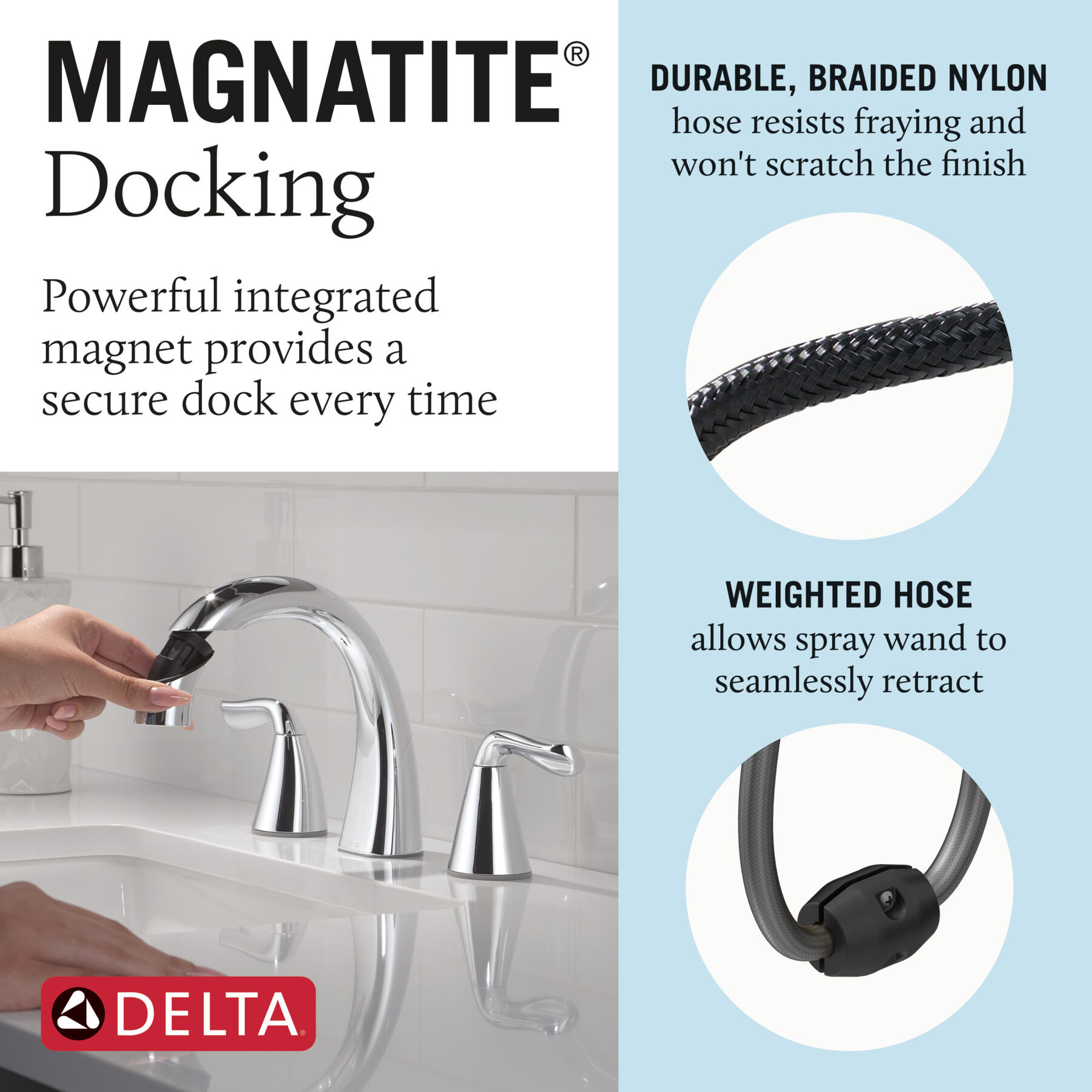 Llave para baño extensible independiente de dos manijas, imagen 8