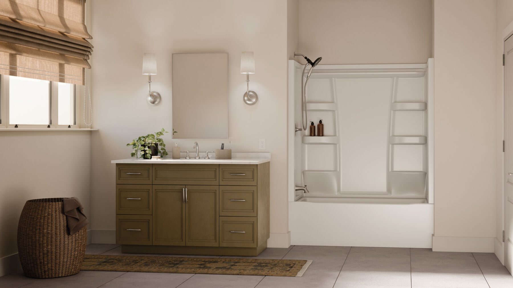 ProCrylic Bathtub 60 in. x 30 in. Left Drain, image 1