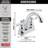 Llave para baño de combinación de dos manijas