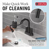 Llave para baño extensible de combinación de dos manijas