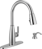 Llave para cocina monomando extensible con dispensador de jabón y tecnología ShieldSpray®