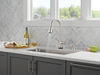 Single Handle Pull-Down Touch<sub>2</sub>O® Technology Kitchen Faucet with Touchless Technology and Soap Dispenser