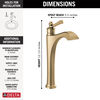Llave para baño monomando para vasija